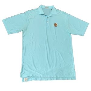 Peter Millar Montreal Royal Golf Club Vertical Stripe Shirt - Size XL